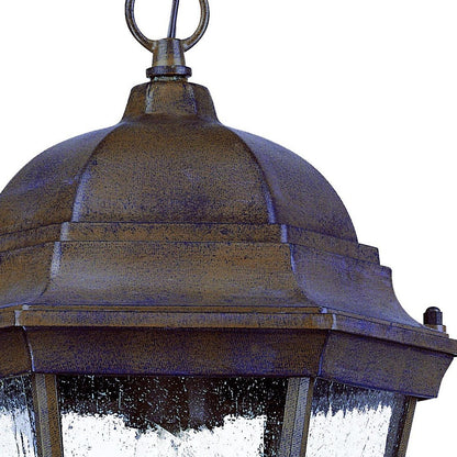 Dark Brown Domed Lantern Hanging Light