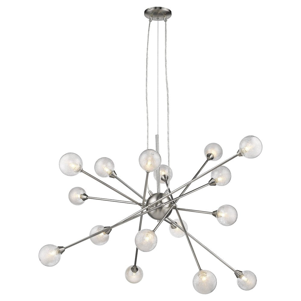 Modern Multi Light Geometric Hanging Chandelier Light — view 2