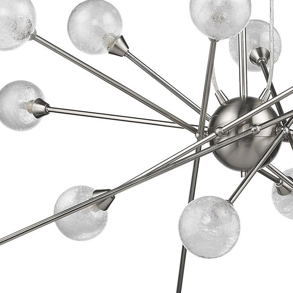 Modern Multi Light Geometric Hanging Chandelier Light — view 4