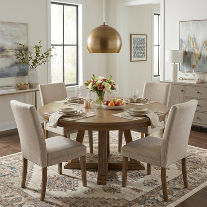Latitude 1-Light Hand Painted Antique Gold Pendant With Gold Interior Shade HomeRoots