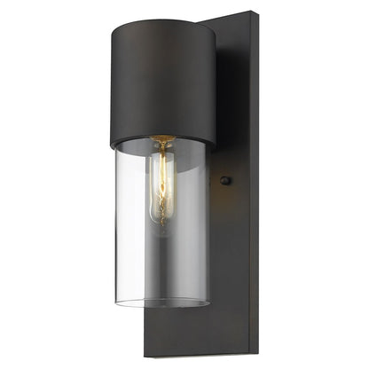16" Metal and Glass Flush Mounted Sconce HomeRoots