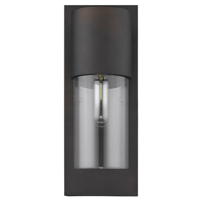 16" Metal and Glass Flush Mounted Sconce HomeRoots