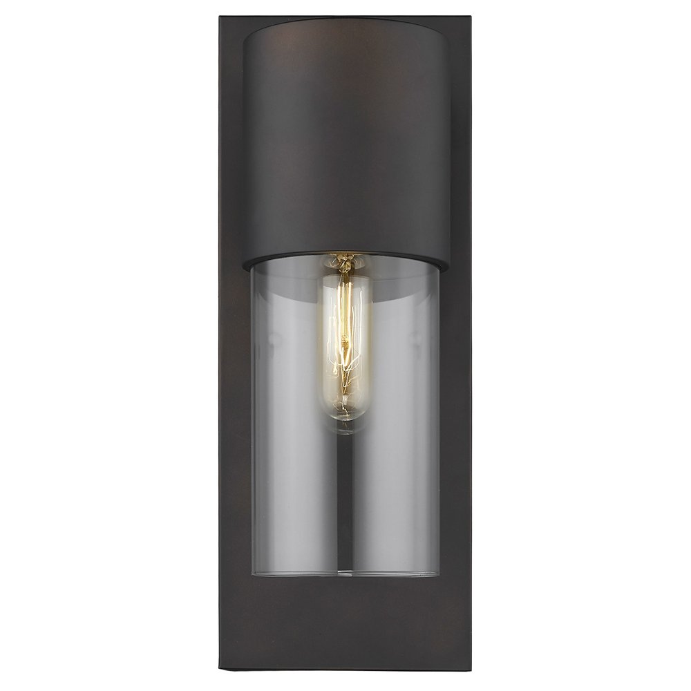 16" Metal and Glass Flush Mounted Sconce HomeRoots