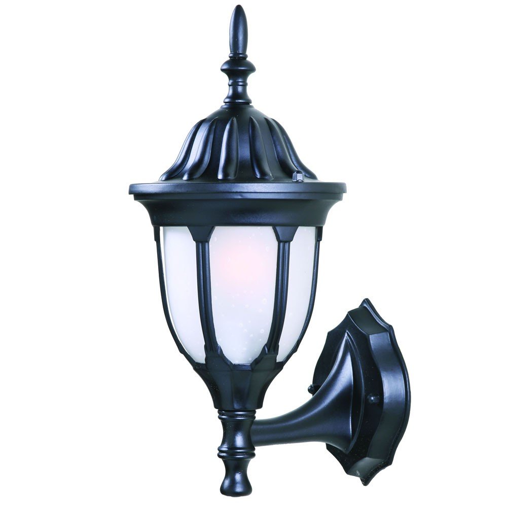 Matte Black Lamp Shape Swing Arm Wall Light — view 1