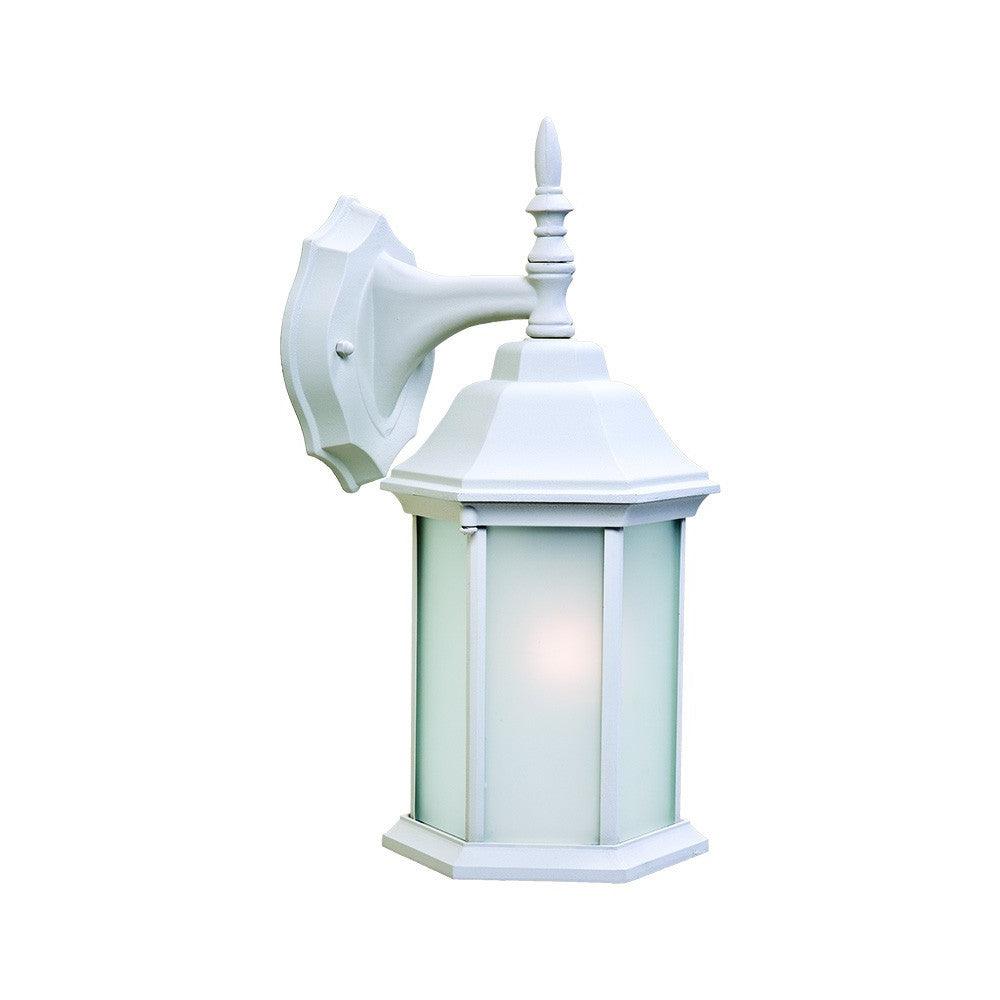 XL White Frosted Glass Swing Arm Wall Light - FurniFindUSA