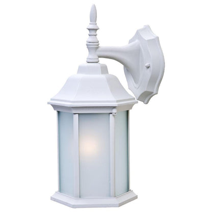 White Frosted Glass Swing Arm Wall Light - FurniFindUSA