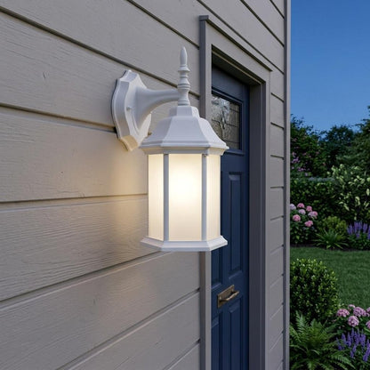 White Frosted Glass Swing Arm Wall Light HomeRoots