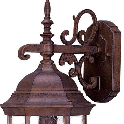 Narrow Brown Domed Hanging Lantern Wall Light HomeRoots