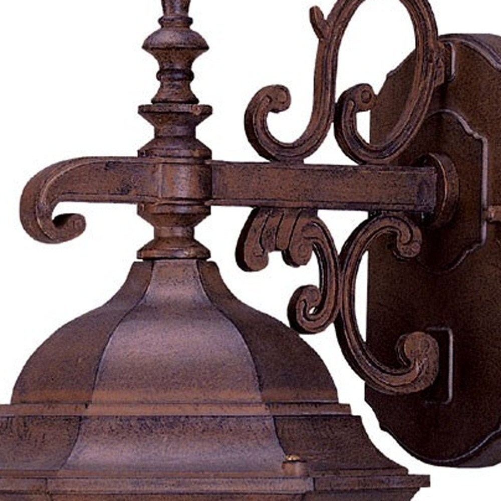 Narrow Brown Domed Hanging Lantern Wall Light HomeRoots