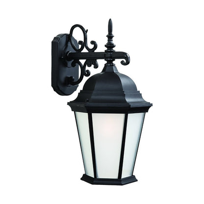 Matte Black Domed Hanging Lantern Wall Light HomeRoots