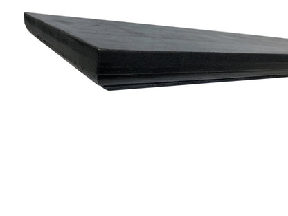 24" Black Wood Wall Mounted Floating Shelf HomeRoots