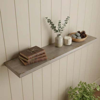5" Solid Wood Wall Mounted Shelving Unit HomeRoots