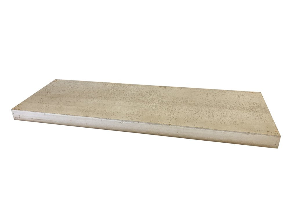 24" Solid Wood Rustic Wall Mounted Shelving Unit HomeRoots