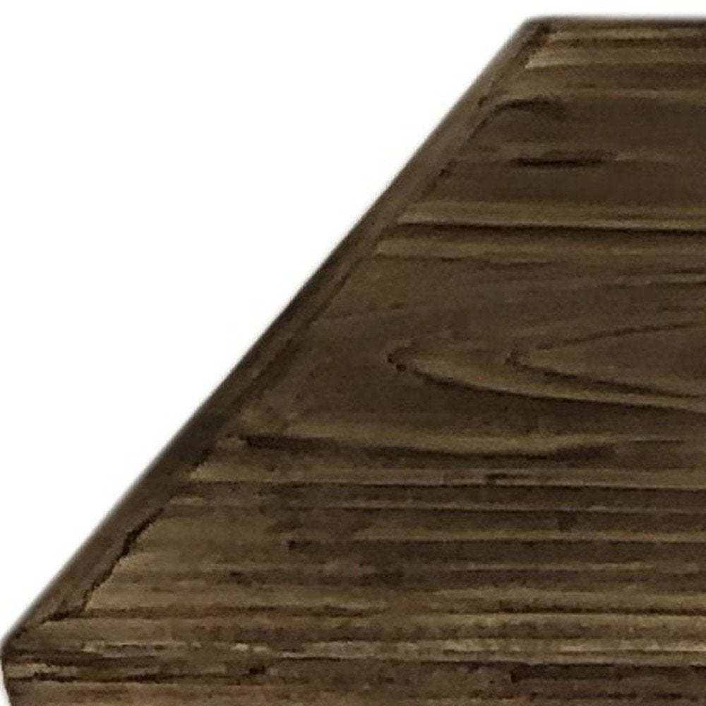 24" Solid Wood Wall-Mounted Shelving Unit HomeRoots