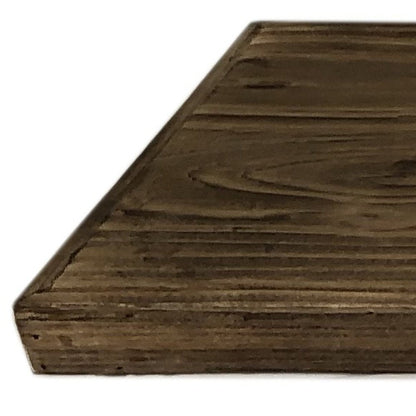 24" Solid Wood Wall-Mounted Shelving Unit HomeRoots