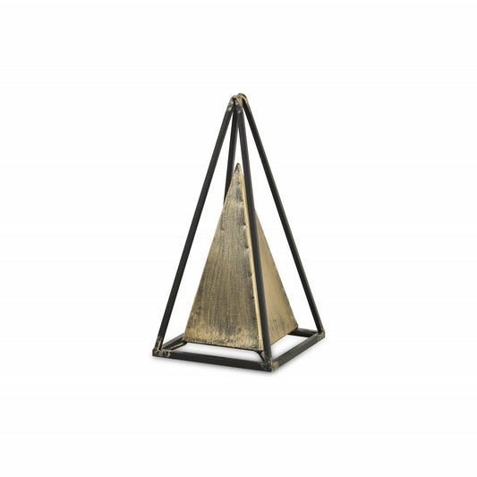 Narrow Metal Triangular Decorative Sculpture HomeRoots