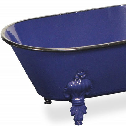 Royal Blue Bathtub Decorative Sculpture