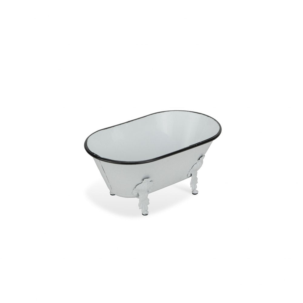 White Bathtub Decorative Sculpture HomeRoots