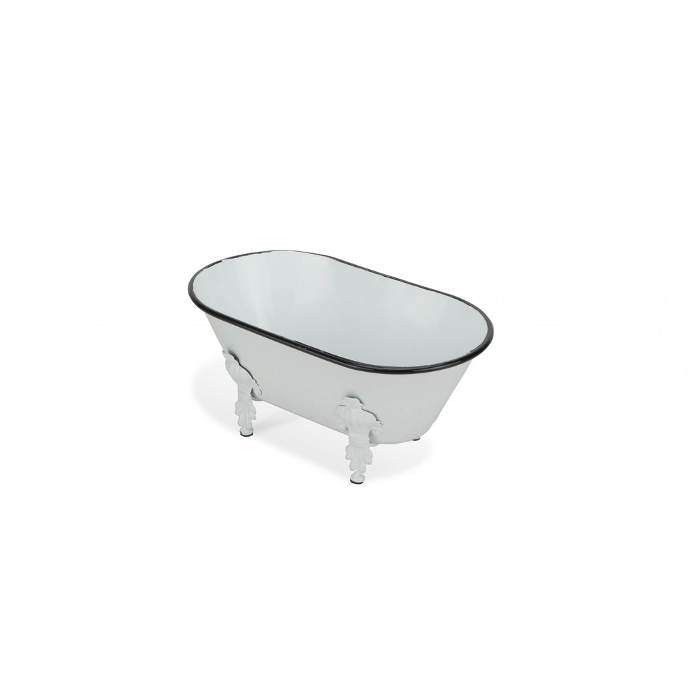 White Bathtub Decorative Sculpture — view 2