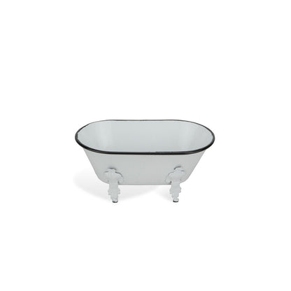 White Bathtub Decorative Sculpture HomeRoots