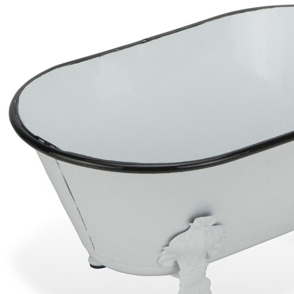 White Bathtub Decorative Sculpture — view 7