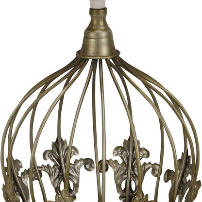 10" Bronze Metal Hand Painted Decorative Crown Tabletop Sculpture HomeRoots