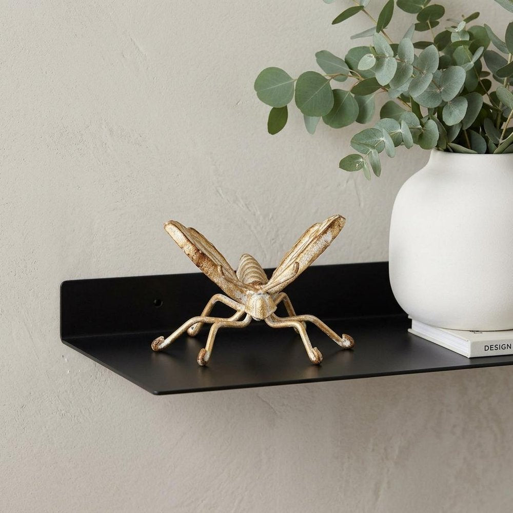 4" Gold Cast Iron Butterfly Tabletop Sculpture — view 10