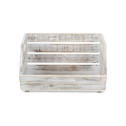 13" Gray Solid Wood Desk Organizer HomeRoots