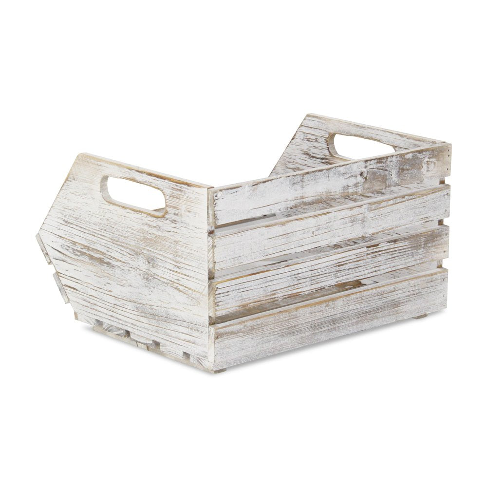 13" Gray Solid Wood Desk Organizer HomeRoots
