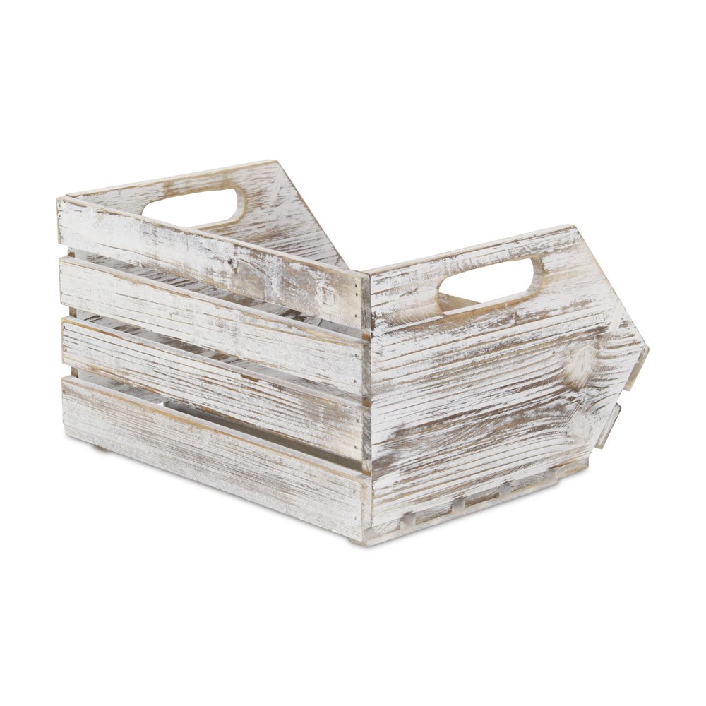 13" Gray Solid Wood Desk Organizer HomeRoots