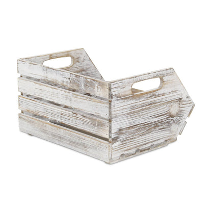 13" Gray Solid Wood Desk Organizer HomeRoots