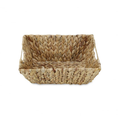 14" Brown Water Hyacinth Basket HomeRoots