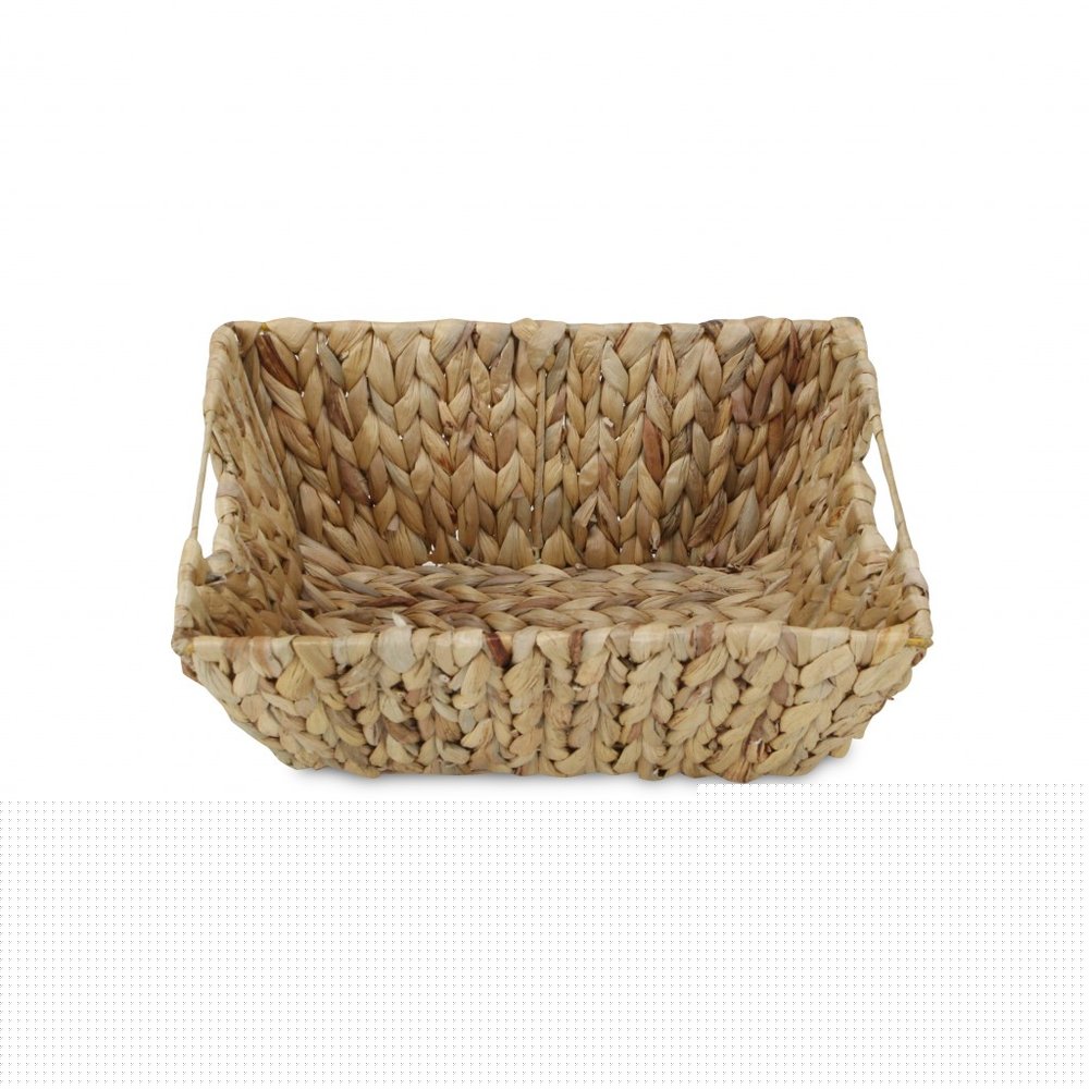 14" Brown Water Hyacinth Basket HomeRoots