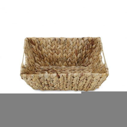14" Brown Water Hyacinth Basket HomeRoots