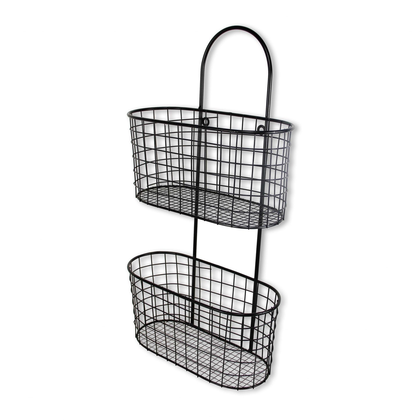 Black Metal Wire Hanging Storage