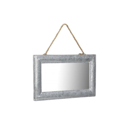 9" Silver Metal Framed Accent Mirror HomeRoots