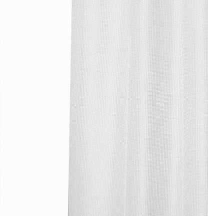 Luxurious White Waffle Weave Shower Curtain - FurniFindUSA