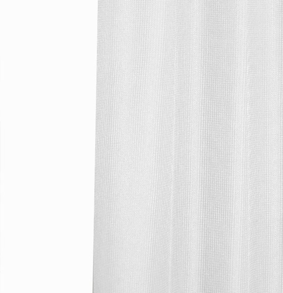 Luxurious White Waffle Weave Shower Curtain HomeRoots