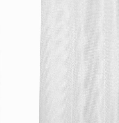 Luxurious White Waffle Weave Shower Curtain HomeRoots