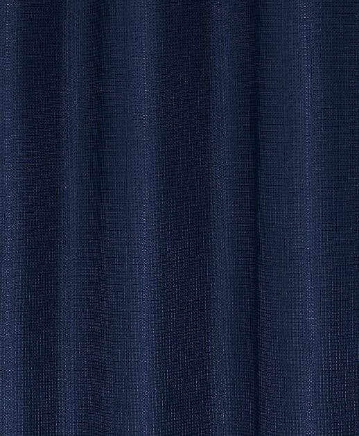 Luxurious Navy Waffle Weave Shower Curtain - FurniFindUSA