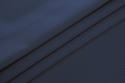 Luxurious Navy Waffle Weave Shower Curtain HomeRoots