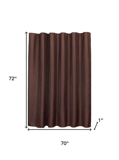 Luxurious Brown Waffle Weave Shower Curtain HomeRoots