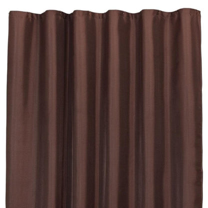 Luxurious Brown Waffle Weave Shower Curtain HomeRoots