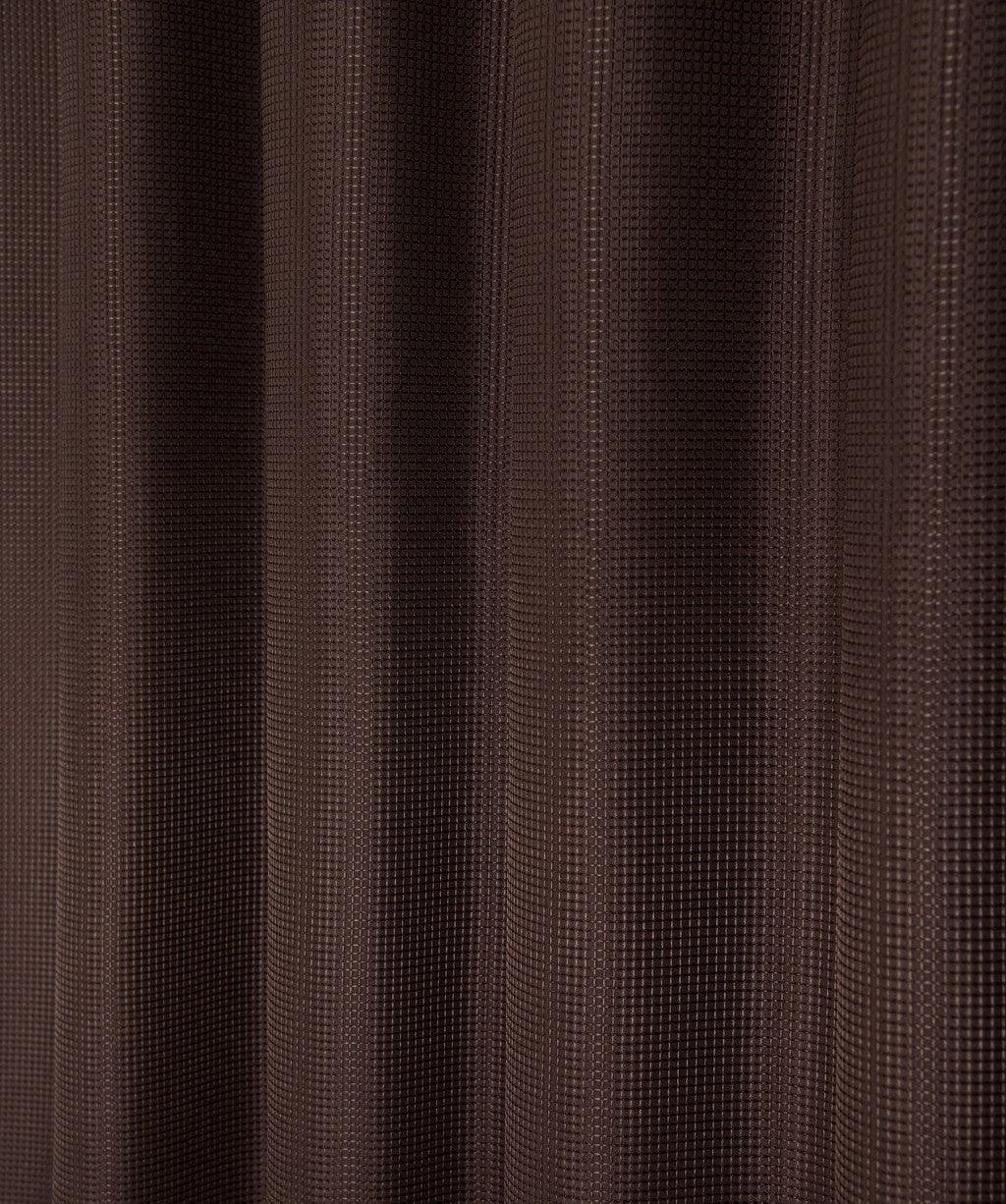 Luxurious Brown Waffle Weave Shower Curtain - FurniFindUSA