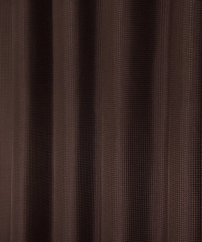 Luxurious Brown Waffle Weave Shower Curtain HomeRoots