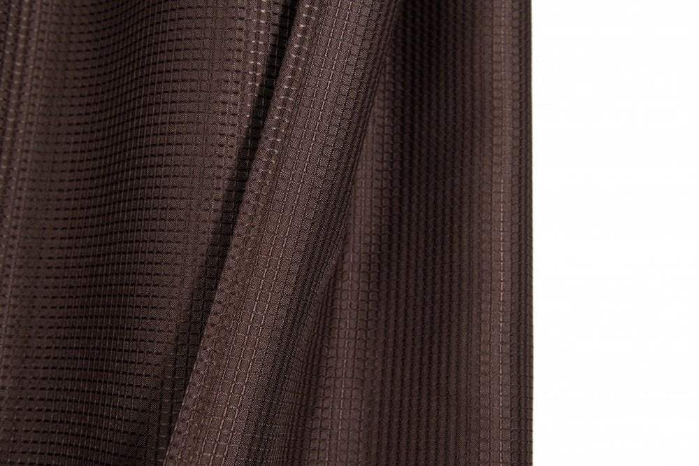 Luxurious Brown Waffle Weave Shower Curtain HomeRoots