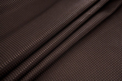 Luxurious Brown Waffle Weave Shower Curtain HomeRoots