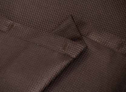 Luxurious Brown Waffle Weave Shower Curtain HomeRoots
