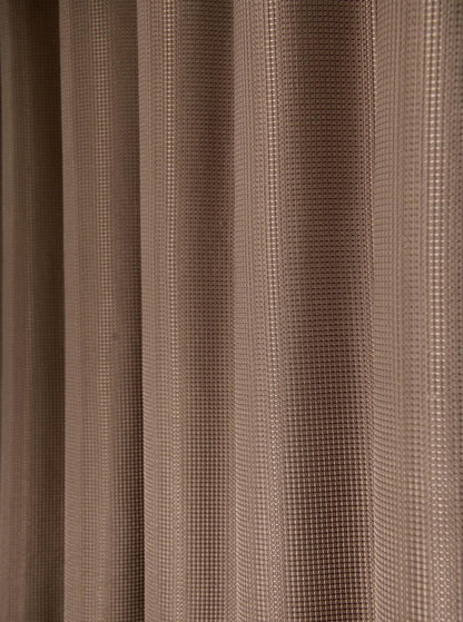 Luxurious Mocha Waffle Weave Shower Curtain - FurniFindUSA