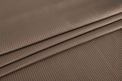 Luxurious Mocha Waffle Weave Shower Curtain HomeRoots